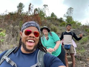 Celenavotel , his wife and the guide expert from Madagascar Tours Guide