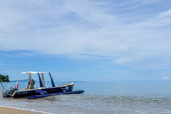 Departure by speedboat for a Three days in the Mitsio archipelago