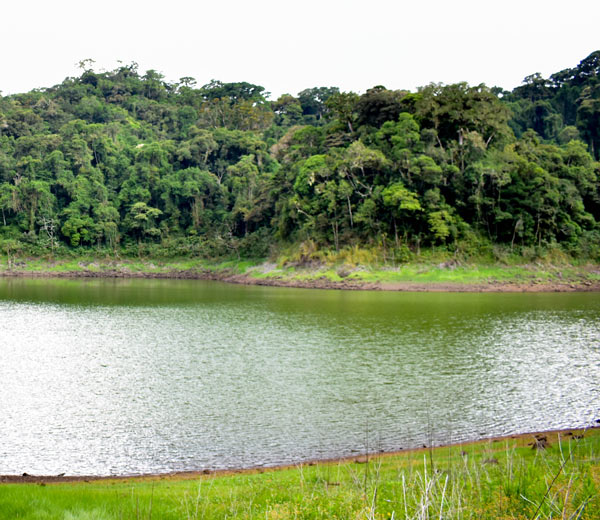 Volcanic crater lakes of the Amber mountain