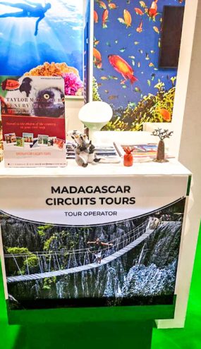 Madagascar Tours Guide stand at ITB Berlin 2023