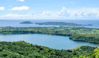 Nosy Sakatia view of Mont Passot