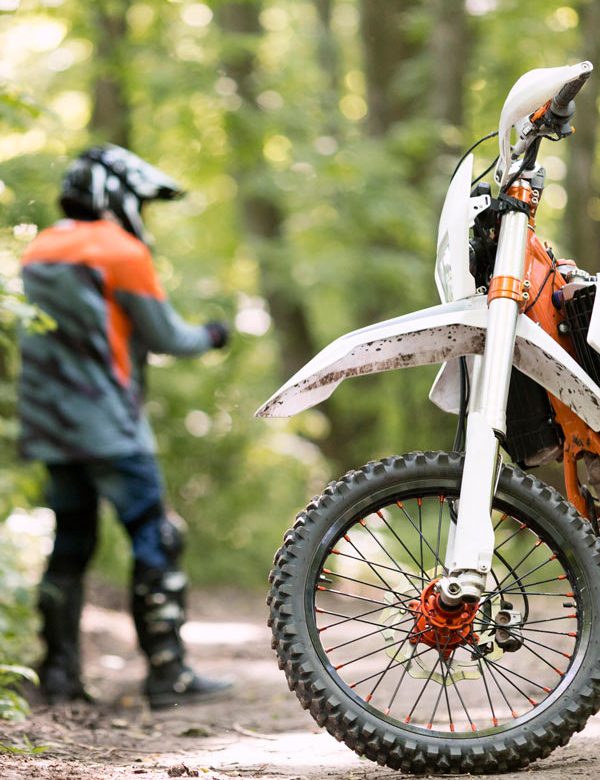 Prepare yourself physically for long motorcycle rides.